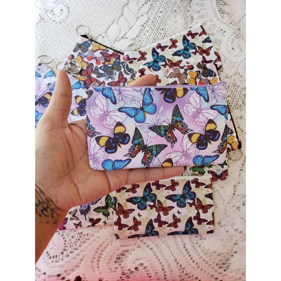 Butterfly Mini Coin Purse Bundle of 6 Pieces - Picture 3 of 3